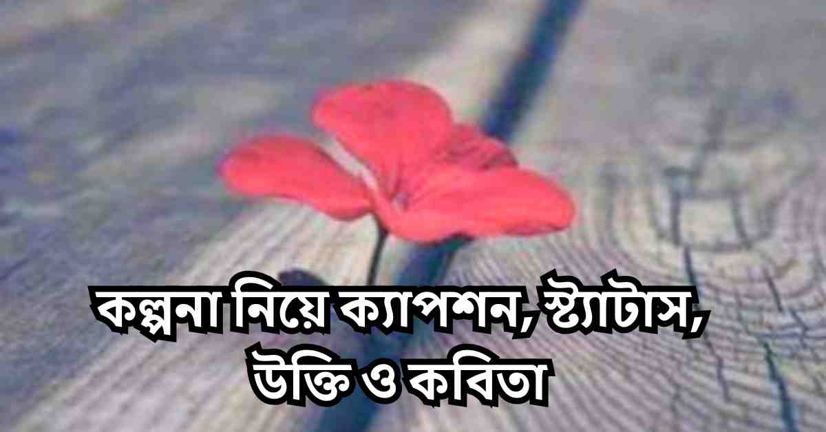 কল্পনা নিয়ে ক্যাপশন, স্ট্যাটাস, উক্তি ও কবিতা