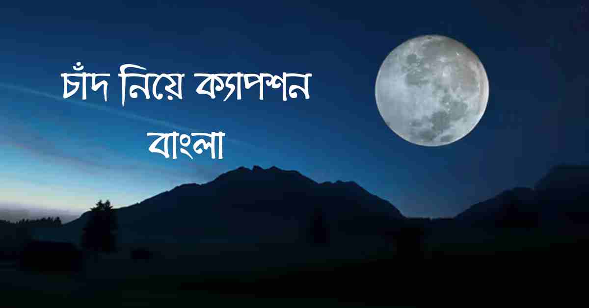 চাঁদ নিয়ে ক্যাপশন বাংলা: চাঁদ নিয়ে ভালোবাসার ছন্দ