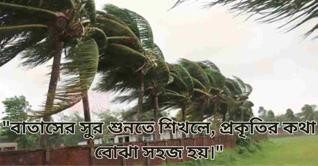 বাতাস নিয়ে ক্যাপশন, স্ট্যাটাস: বাতাস নিয়ে উক্তি ও কবিতা