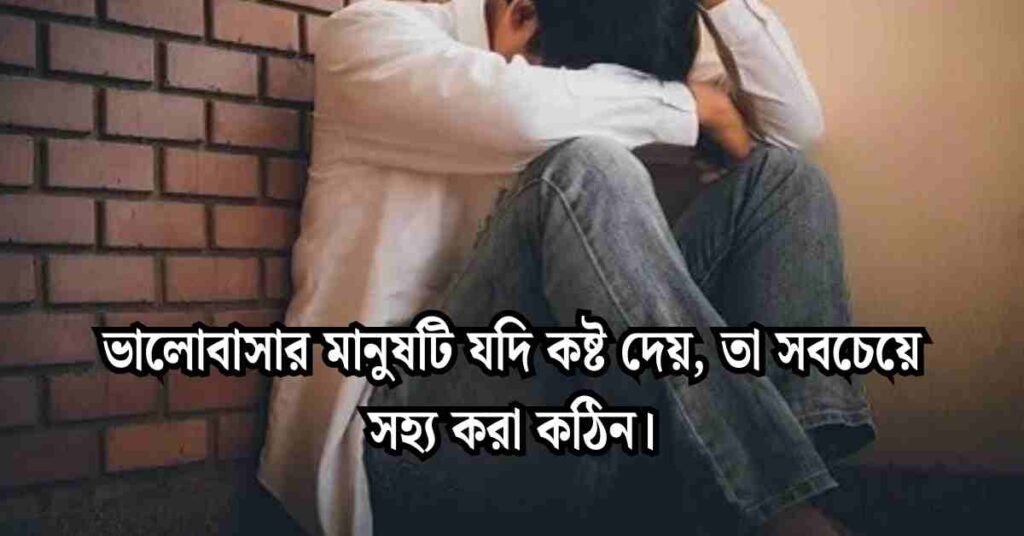 কষ্ট নিয়ে স্ট্যাটাস, উক্তি