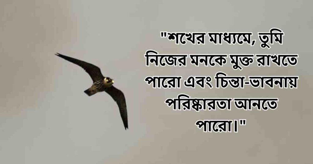 শখ নিয়ে উক্তি, ক্যাপশন